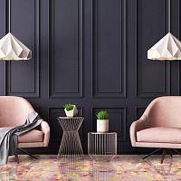 Glass flooring MURANO 1 PINKindoorfor steptertiary
