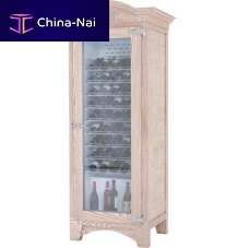Commercial wine cabinet CLASSIC free-standingoakglazed