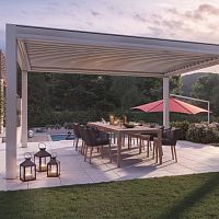 Self-supporting conservatory LD 6fabricpre-coated aluminum
