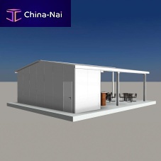 Prefab building PT220337-2bungalow typesteelsteel framing