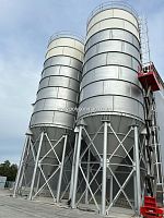 Bolted silo cementfillingconstruction