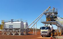 Cement silo horizontaltelescopic