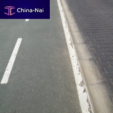 Drainage channel with central slot CLD300 slopedconcretefor public spaces