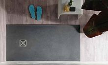 Rectangular shower base EASY SLIMrecessednatural stoneresin