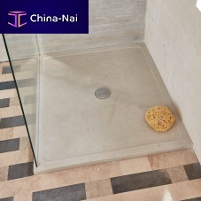 Rectangular shower tray ROCAMADOURraisedstonenon-slip