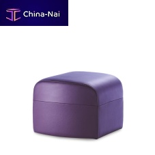 Contemporary pouf NEGRESCOfabricleathercommercial