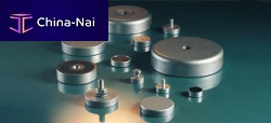Neodymium magnet ferritepotflat pot holding