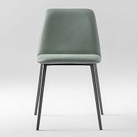 Contemporary chair BARDOT MET 0031indoorvelvetleather