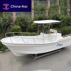 Outboard center console boat SW660for fishingfiberglass7-person max.