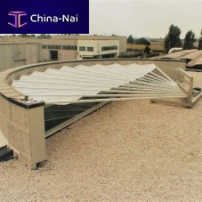 Aluminum solar shading for facadewindowhorizontal