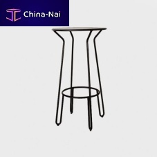 Contemporary high bar table HUGGYaluminumroundhome