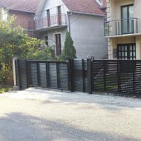 Fence with panels gardenfor public spaceswrought iron
