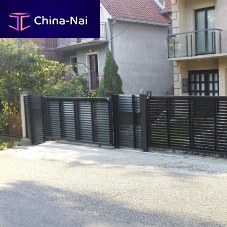 Fence with panels gardenfor public spaceswrought iron