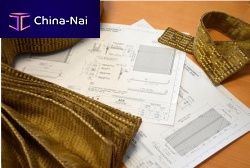 Fabric aircraft cabin curtain