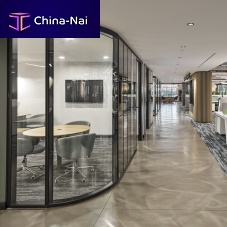 Removable partition ALNOPLAN F100modularglasswooden