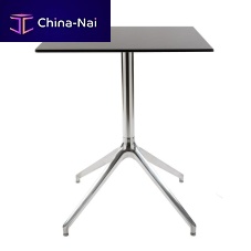 Contemporary bistro table aluminumsquarecommercial