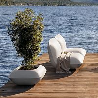 Contemporary fireside chair PILLOWpolyethylenepolyethylene100% recyclable