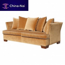 Traditional sofa VILNIUSfabricgray2-person