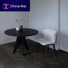 Contemporary table POSE woodenwooden baserectangular