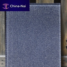 Laminated glass panel SILVER/GRAY DIAMOND SPARKLE MESH ORGANICA patternedfor doorflat