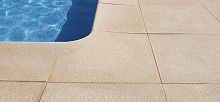 Poolside tile GRANITUSfloorengineered stonebush hammered
