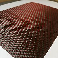 Carbon fiber composite fabric SPN C 285 T REDmetal wirewoven