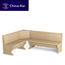 Traditional bench TA1652woodenwith backrest