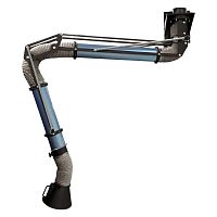 Wall-mounted extraction arm ELEFANTINO ELPrigidarticulateddust