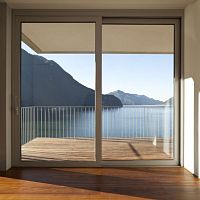 Sliding patio door SEICENTOaluminumdouble-glazedthermal break