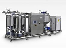 Pasteurizer for the food industry continuous