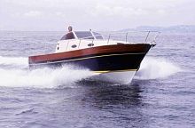 Inboard center console boat CORALLO 800 CABINwith cabinclassic