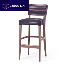 Contemporary bar stool WIENERbeech baseupholsteredcontract