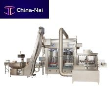 Viscous liquid rinser-filler-capper Quatro Sensifor the food and beverage industryfor dairy productsrotary