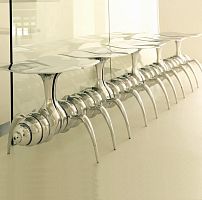 Organic design bench CATERPILLAR cast aluminummodular