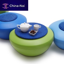 Rubber table top SCOOPI for public use