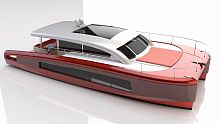 Catamaran express cruiser 50inboardtwin-enginehard-top