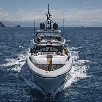 Cruising mega-yacht T52 raised pilothousehybridsteel