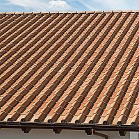 Imbrex roof tile UNIKA®flatlargeclay