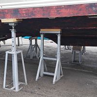 Boat leg adjustablefixed
