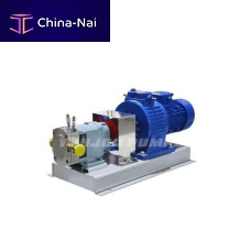 Rotary lobe pump waterpolymerbeer