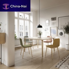 Contemporary dining table ROLLoakwalnutplywood