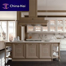 Island range hood SIENA : CLASSICductedoriginal designbrown