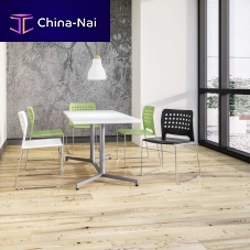 Contemporary chair HOOPZindoorplasticmetal base