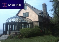 Steel glass roof