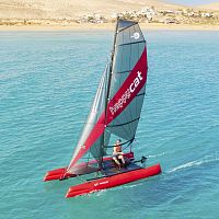 Inflatable sport catamaran HAPPY CAT STAR CARBONmultiplesingle-trapezecarbon