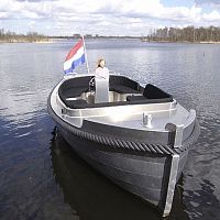 Inboard center console boat Sloep 5.70 Classicwooden8-person max.