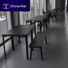 Contemporary bench Oneoakashwithout backrest