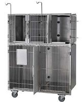 5-compartment veterinary cage containmentfor catsfor dogs