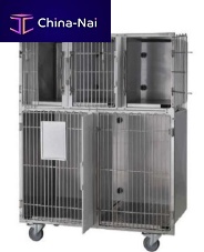 5-compartment veterinary cage containmentfor catsfor dogs