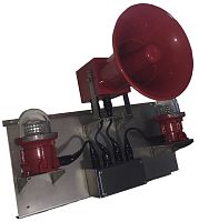 Alarm sounder with LED beacon COMBINAZIONI OTTICHE ACUSTICHE AISI316with xenon beaconwith rotating beaconwith flashing beacon